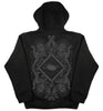 Blind Black Printed Hoodie