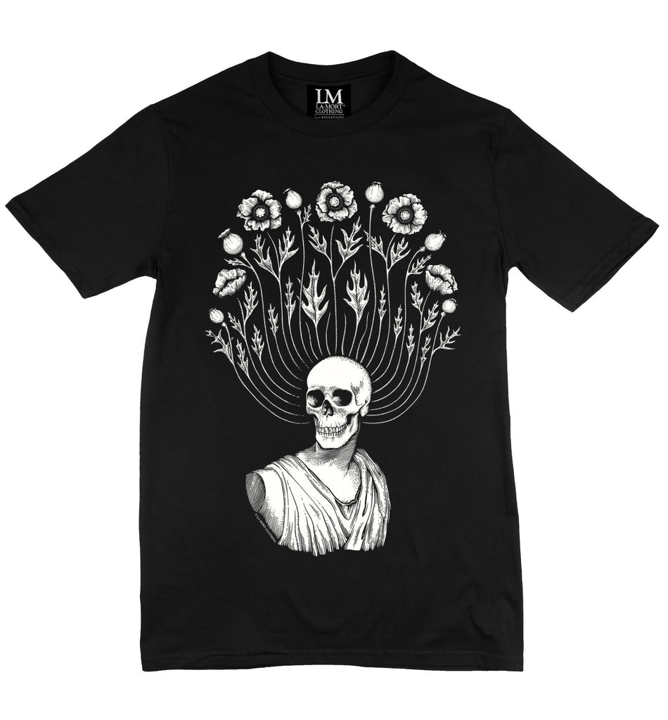 Black Skeleton Men's T Shirt