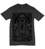 Black On Charcoal T Shirt For Men