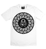 Men's Black On White Print T Shirt