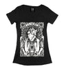 Women's Black & White Graphic T Shirt