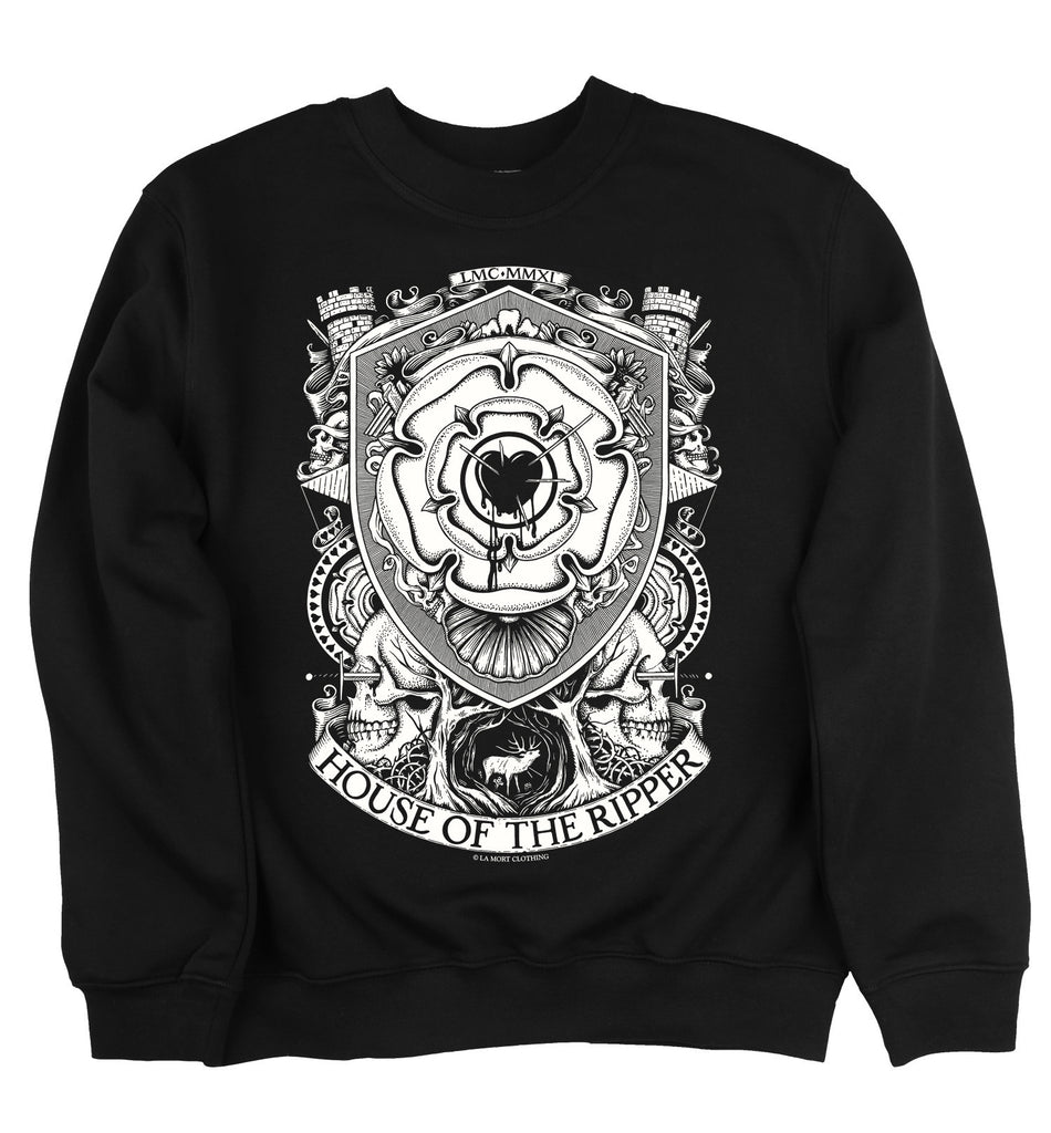 Black & White Printed Sweatshirt