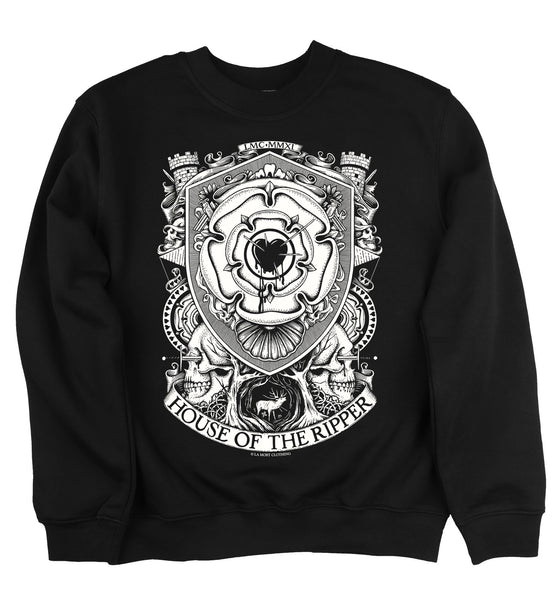 Black & White Printed Sweatshirt