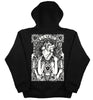 Black & White Printed Hoodie