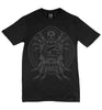 Black & Charcoal Print T Shirt For Men