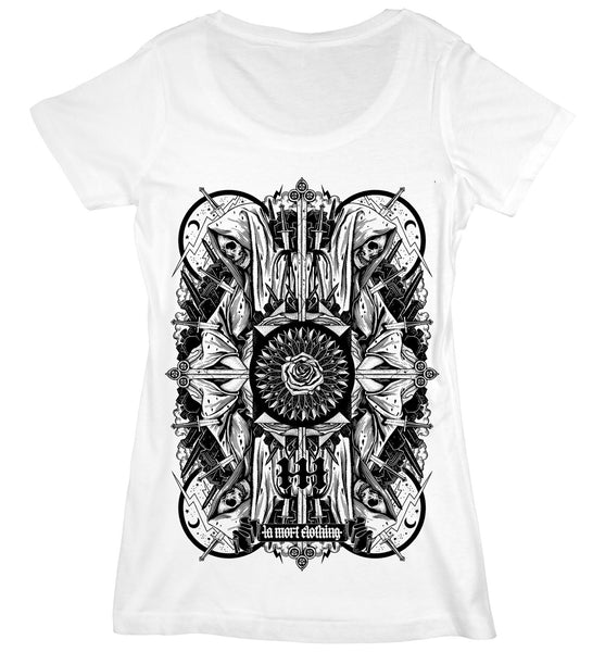 Women's Graphic Skull T Shirt