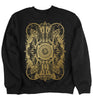 Black & Gold Printed Sweatshirt
