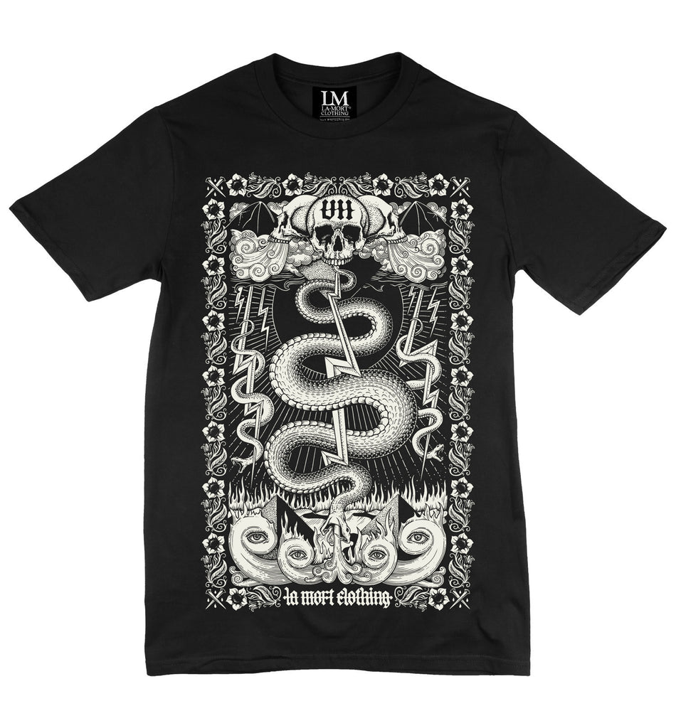 Men's Black Firestorm Graphic T Shirt