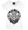 White Scoop Neck T Shirt For Women