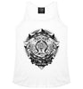 Black On White Tank Top For Women